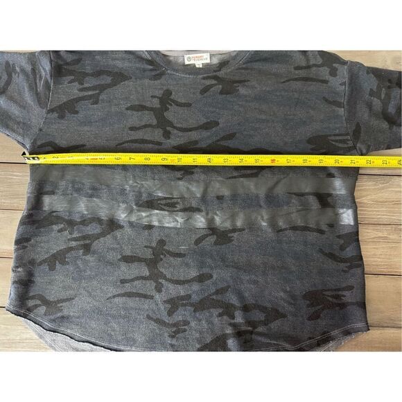 Sundry Camo Trapeze Long Sleeve Oversized Sweatshirt XS - Picture 6 of 8
